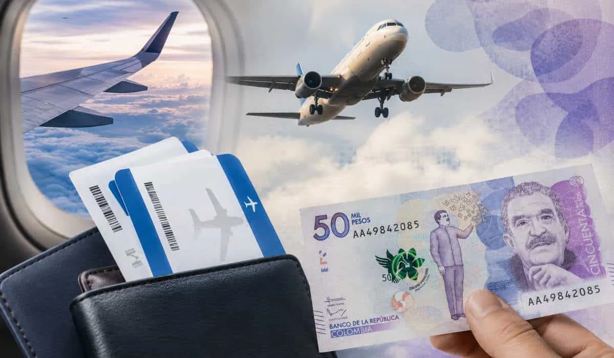 Avión de JetSMART en pista con promoción de Smart Days en Colombia y tiquetes desde $46.300 por trayecto