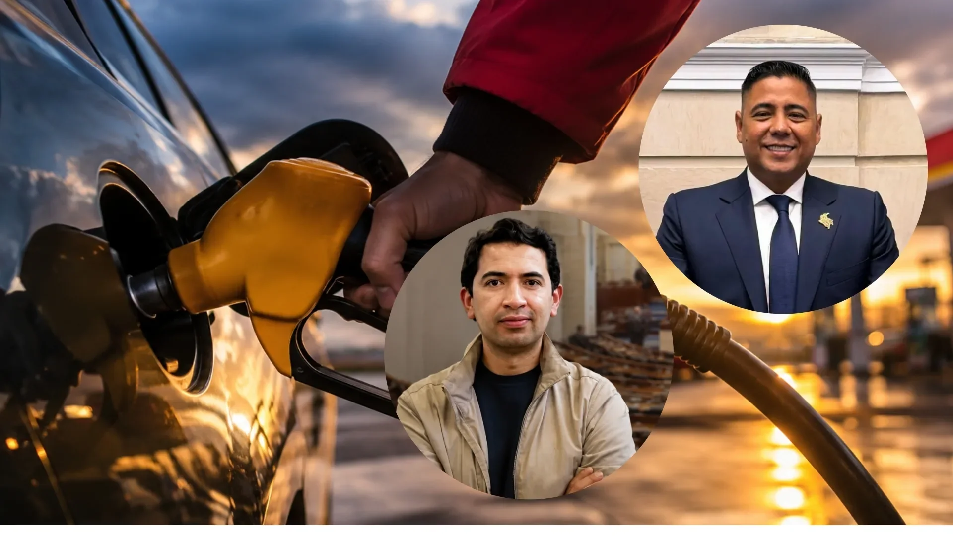 Senador Kevin Gómez y representante Daniel Briceño debaten por el precio de la gasolina y el déficit del FEPC en Colombia