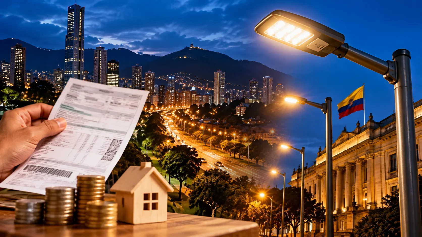 Fachada del edificio del Concejo de Bogotá durante una sesión de debate sobre proyectos tributarios y de modernización urbana.