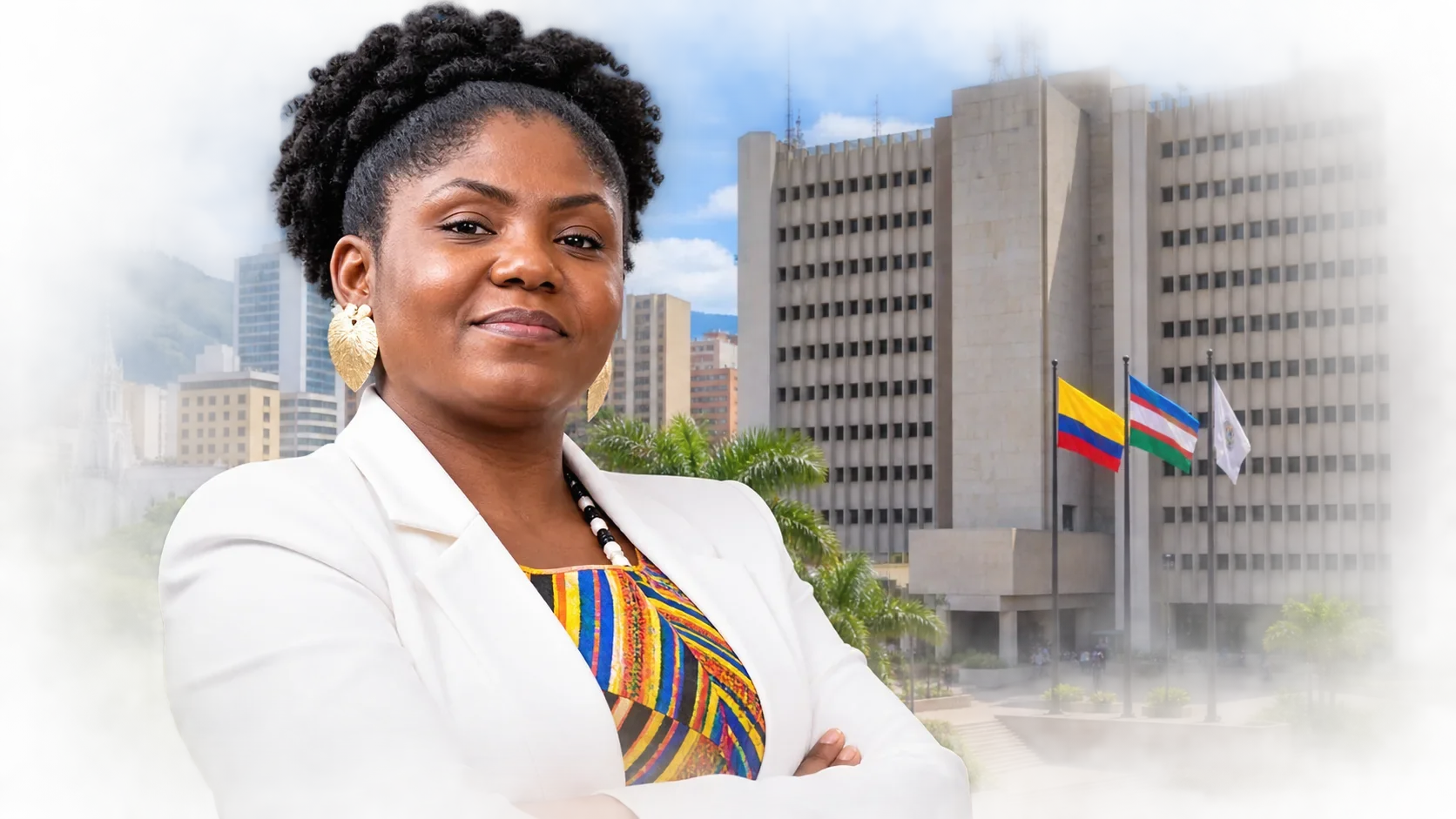 La exvicepresidenta Francia Márquez en un evento público, cuyo nombre suena para las elecciones de Cali en 2027.