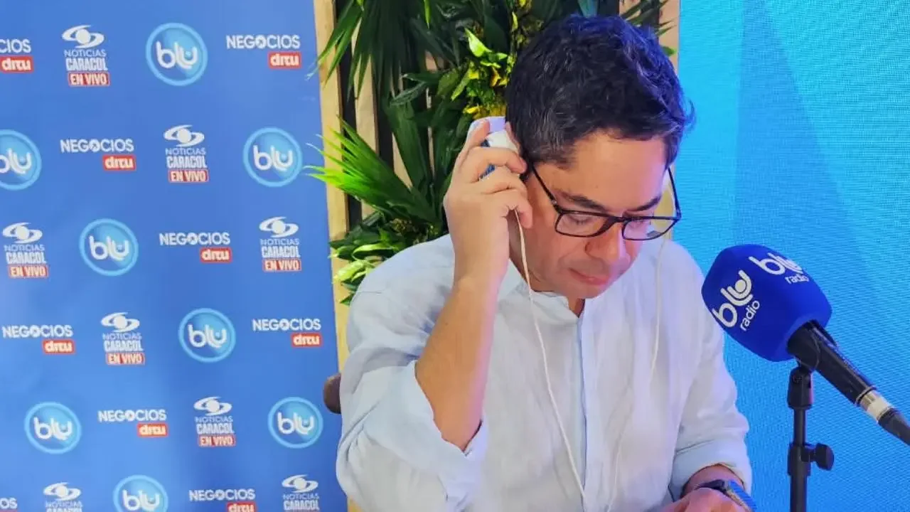 Guillermo Herrera, presidente de Camacol, habla sobre el sector de la construcción durante el congreso del gremio en Cartagena.