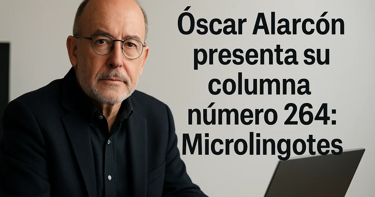 Retrato del columnista y periodista colombiano Óscar Alarcón