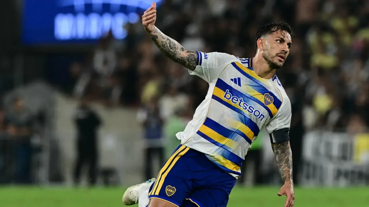 Jugadores de Boca Juniors celebrando la clasificación a la final de la Copa Sudamericana en el estadio Maracaná