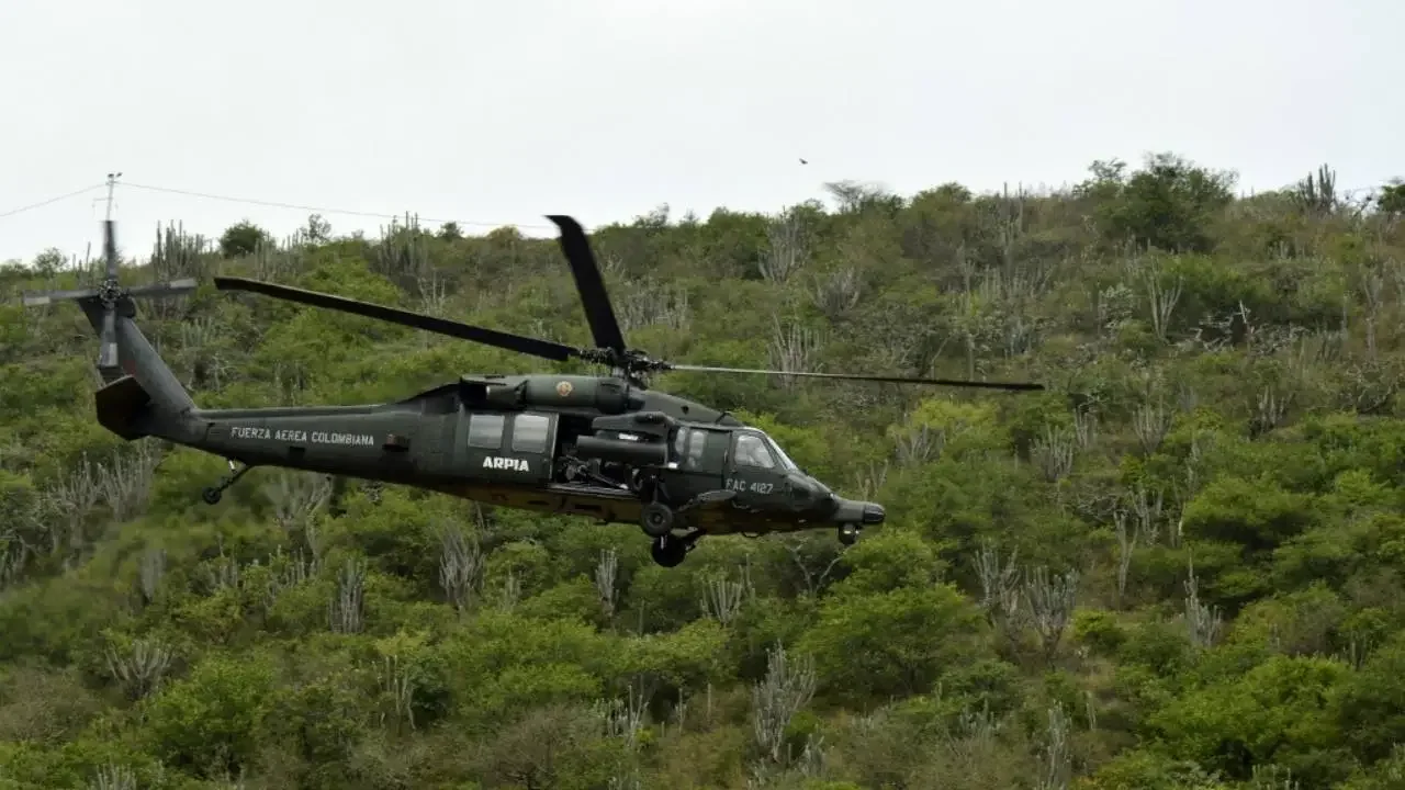 Operativo militar y zona de selva en el Catatumbo, Norte de Santander, tras bombardeo a disidencias de las Farc.