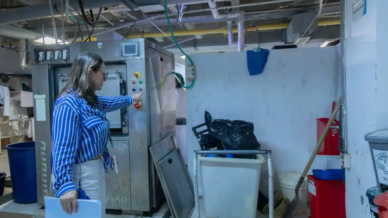 Instalaciones del hospital departamental de San Andrés intervenido por la Supersalud
