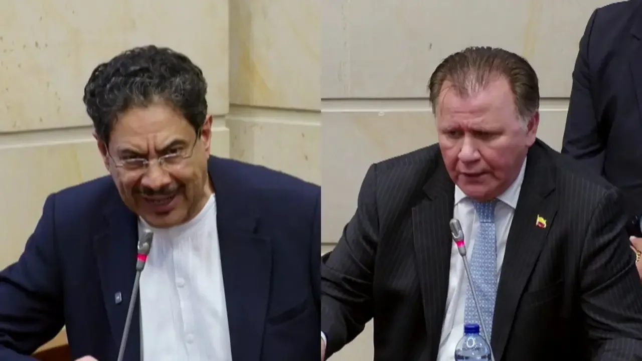 Debate de control político en el Congreso de Colombia entre el senador Iván Cepeda y el ministro de Agricultura Indalecio Dangond.