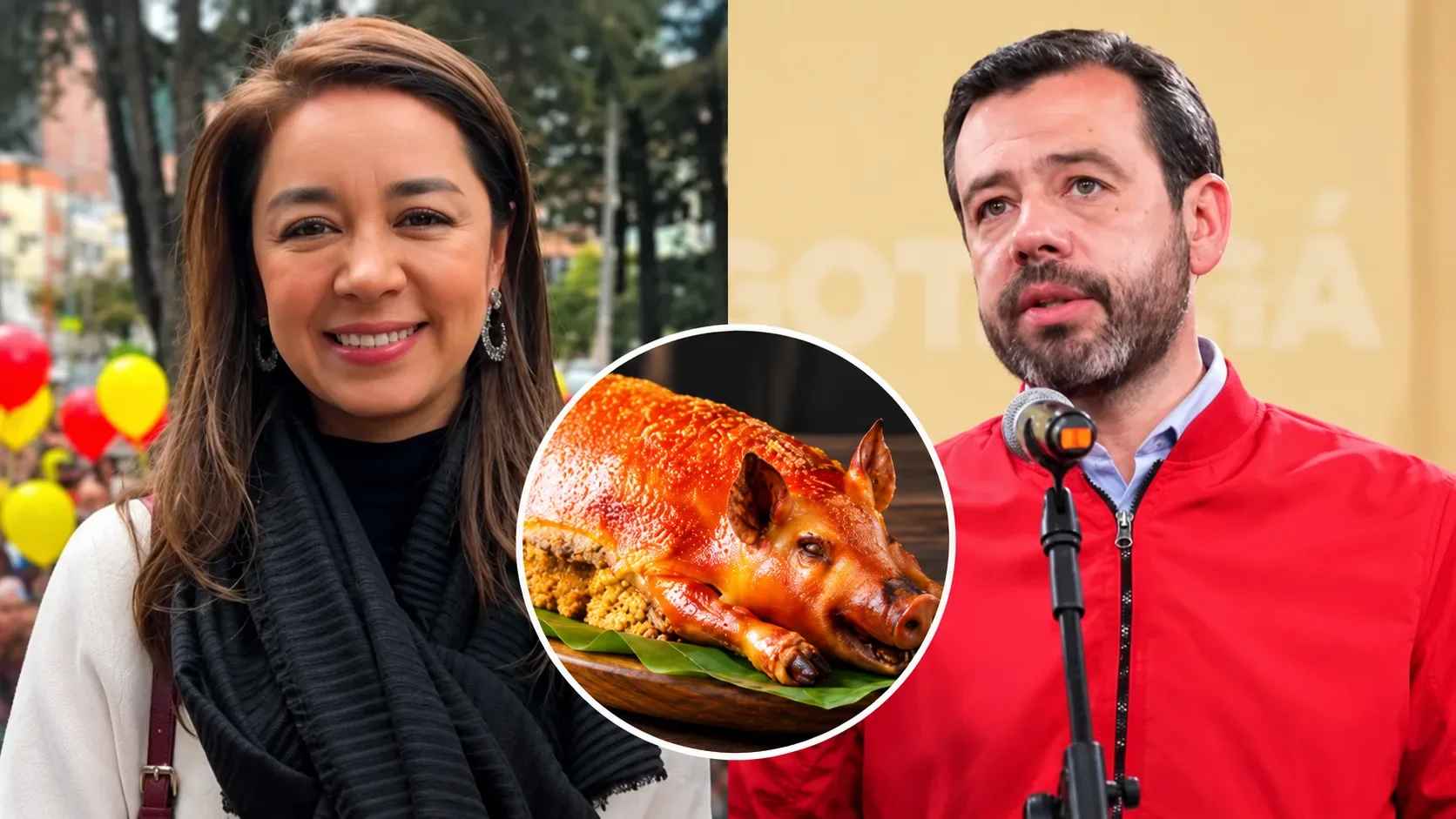 La concejal Diana Diago en una sesión del Concejo de Bogotá denunciando presuntos sobrecostos en contratos distritales.