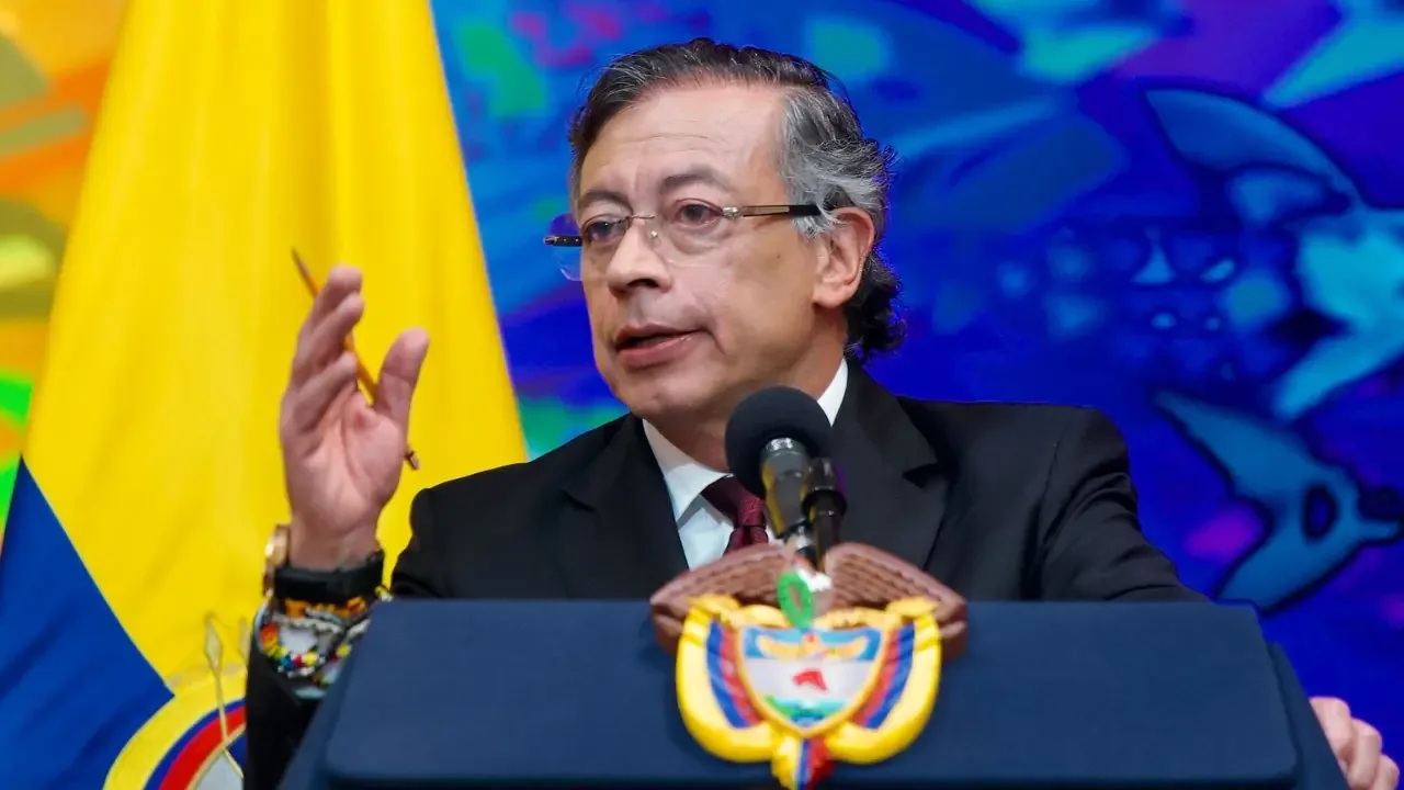 Iris Marín Ortiz, defensora del Pueblo de Colombia, durante una intervención sobre investigaciones judiciales