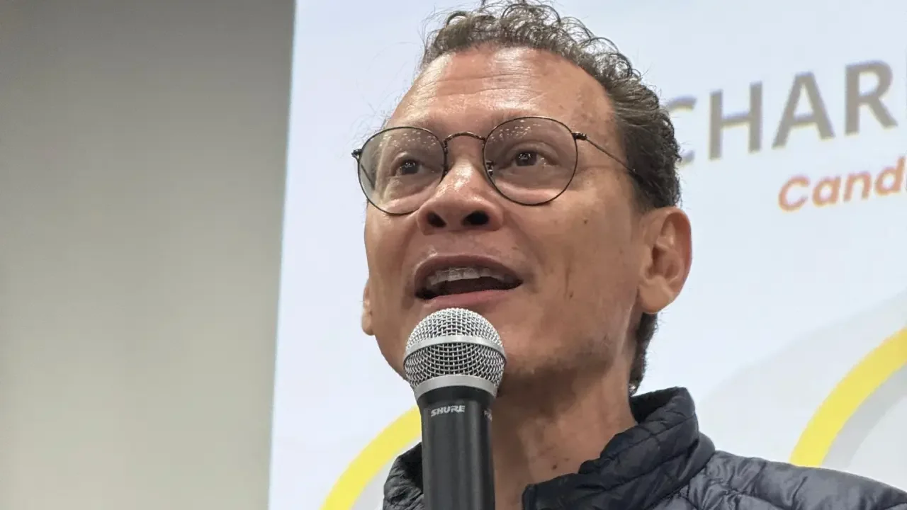Zona acordonada por las autoridades en Jamundí tras el atentado sicarial contra el exalcalde Andrés Felipe Ramírez