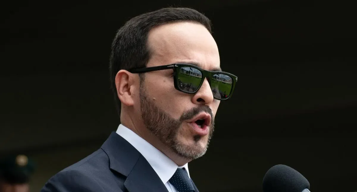 El presidente Abelardo De La Espriella durante su alocución oficial sobre la firma de nuevas extradiciones.