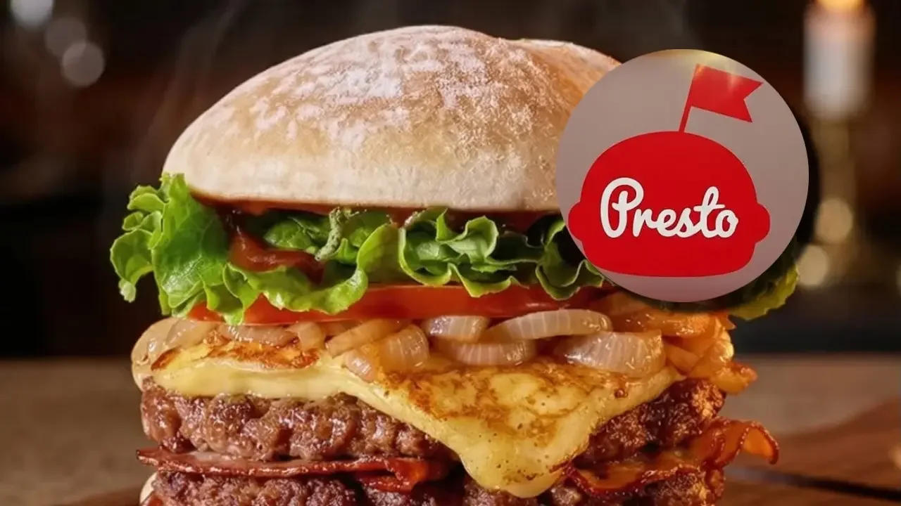 Local comercial de la cadena de hamburguesas Presto en Colombia tras el anuncio de compra por parte de Nutresa.
