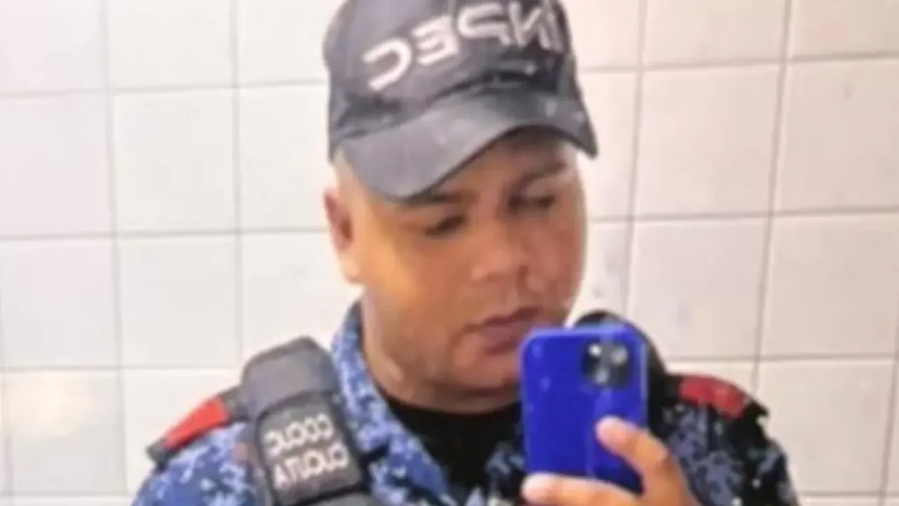 Fachada de una estación de servicio en el barrio El Escobal de Cúcuta, donde ocurrió el homicidio del dragoneante del Inpec.